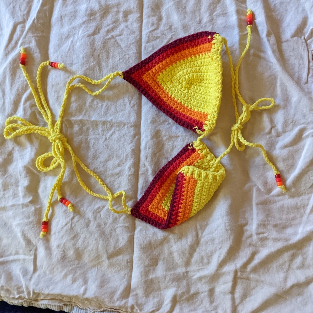OOAK Handmade Crochet Bikini, "Knit-For-Tat" brand - Picture 12 of 16